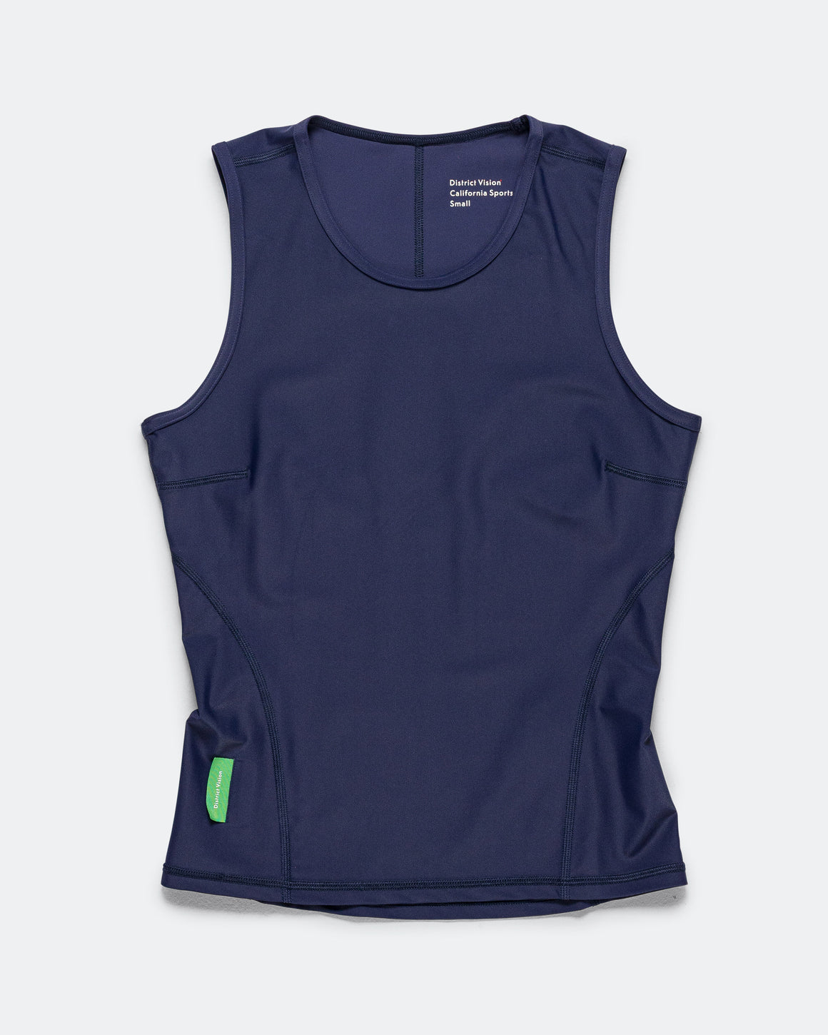 District Vision - Womens Fitted Training Tank Top - Indigo - Up There Athletics
