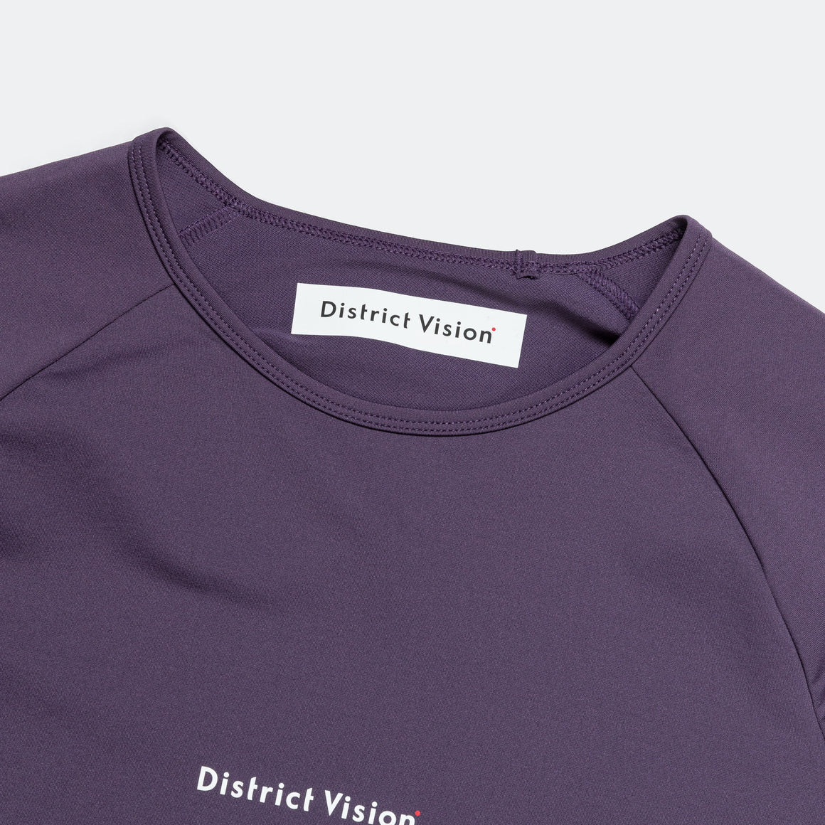 District Vision - Womens Long Sleeve Fitted Tee - Plum - Up There Athletics