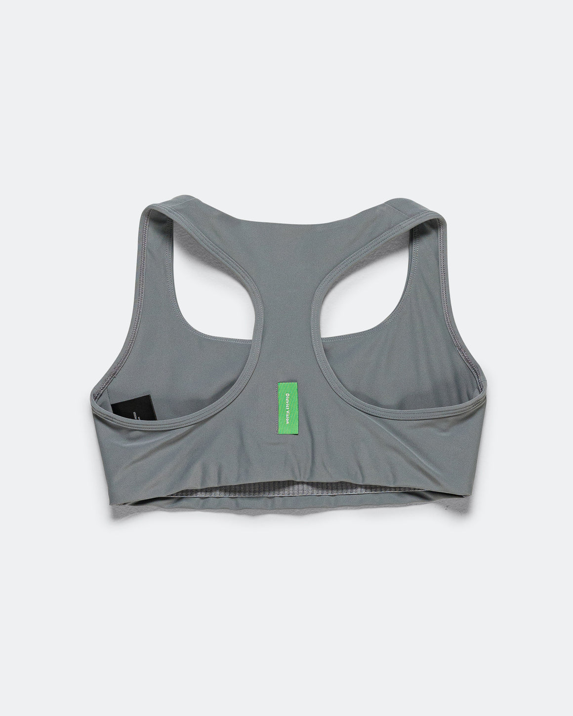 District Vision - Womens Medium Support Racer-Back Bra - Granite - Up There Athletics
