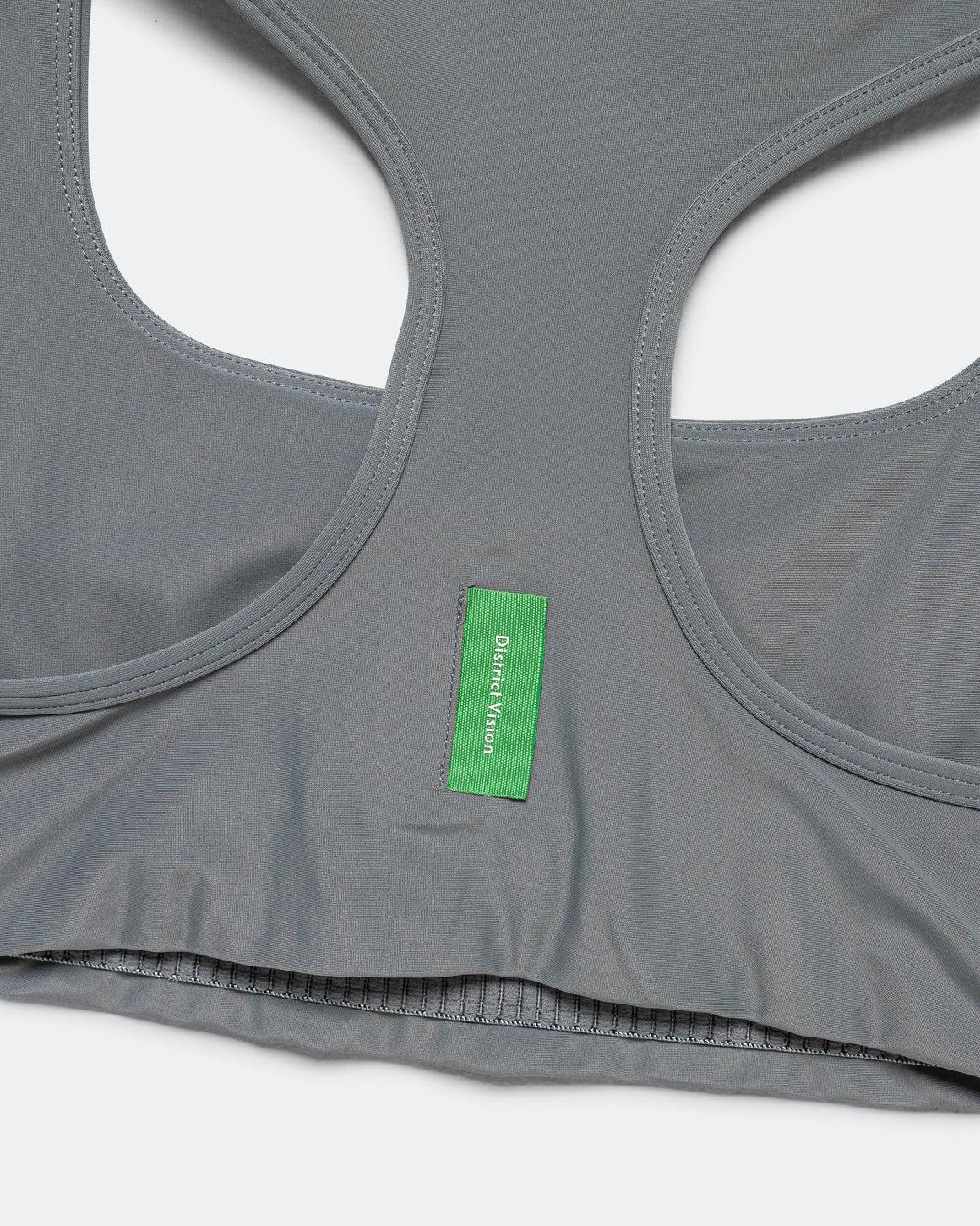 District Vision - Womens Medium Support Racer-Back Bra - Granite - Up There Athletics