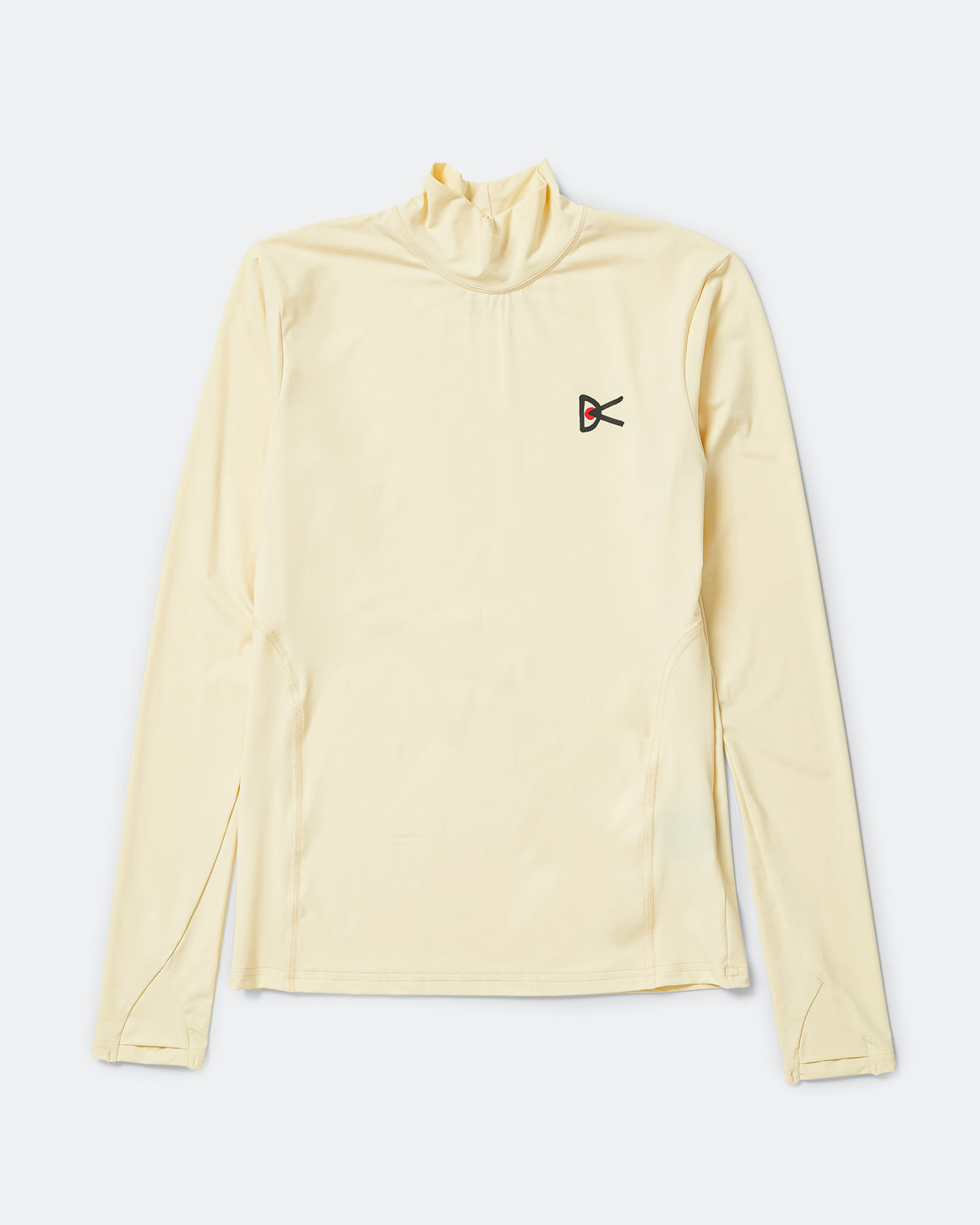 District Vision - Womens Paneled Long Sleeve Tee - Mushroom - Up There Athletics