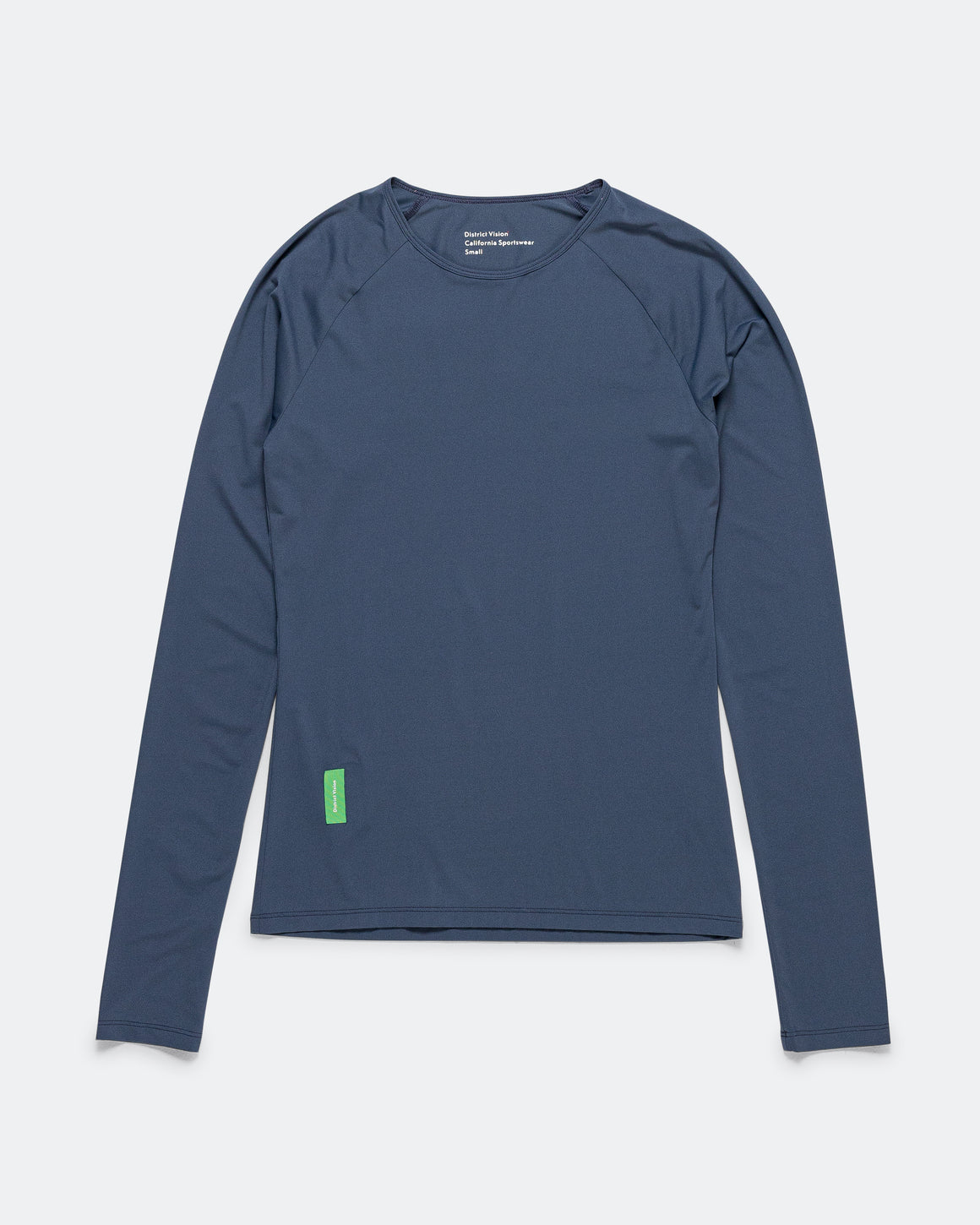 District Vision - Womens Ultralight Aloe Long Sleeve Fitted Tee - Mist - Up There Athletics