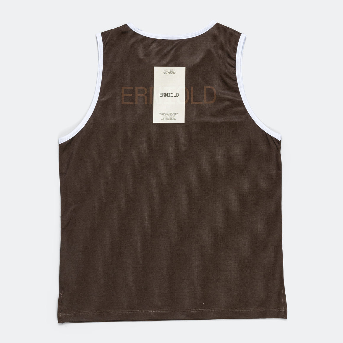 Womens Race 'Melbourne' Singlet - Mud