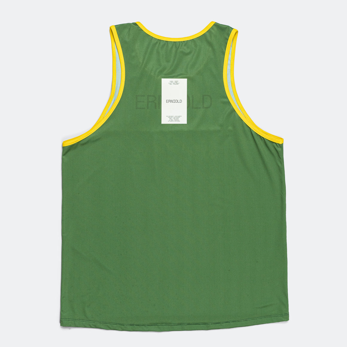 Mens Race 'Melbourne' Singlet - Green