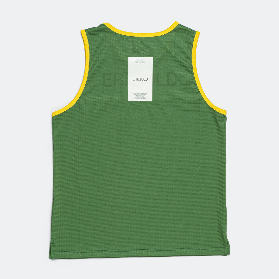 Womens Race 'Melbourne' Singlet - Green