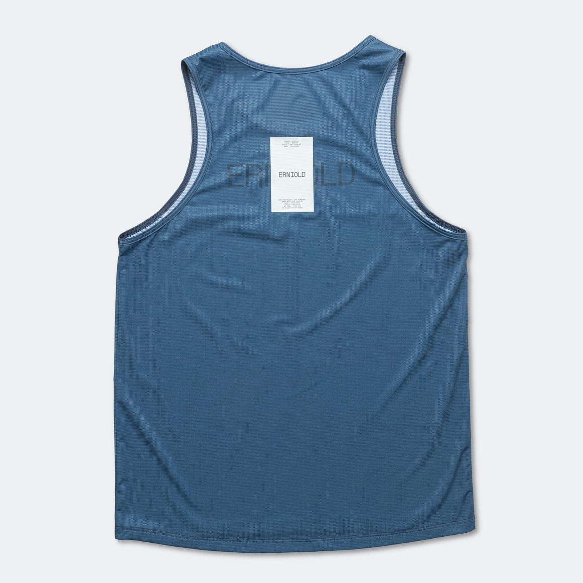 Erniold - Mens Race Singlet - Blue Steel - Up There Athletics