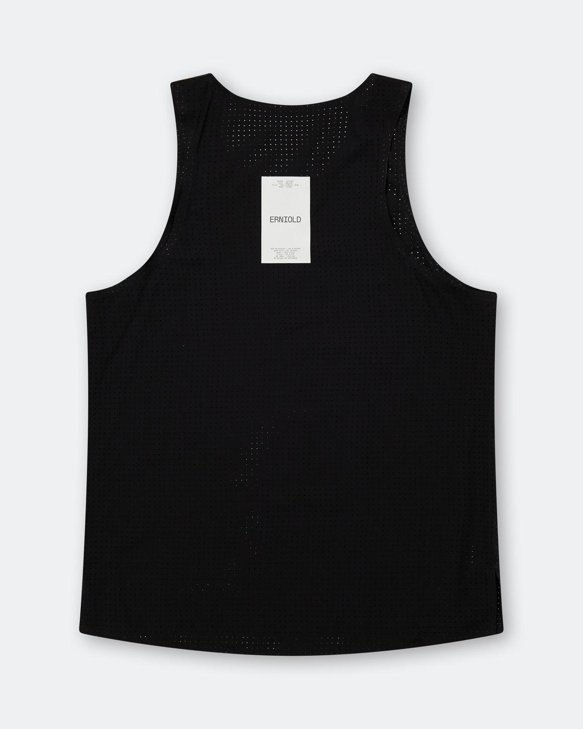Erniold - Mens Race Singlet Zero - Black - Up There Athletics