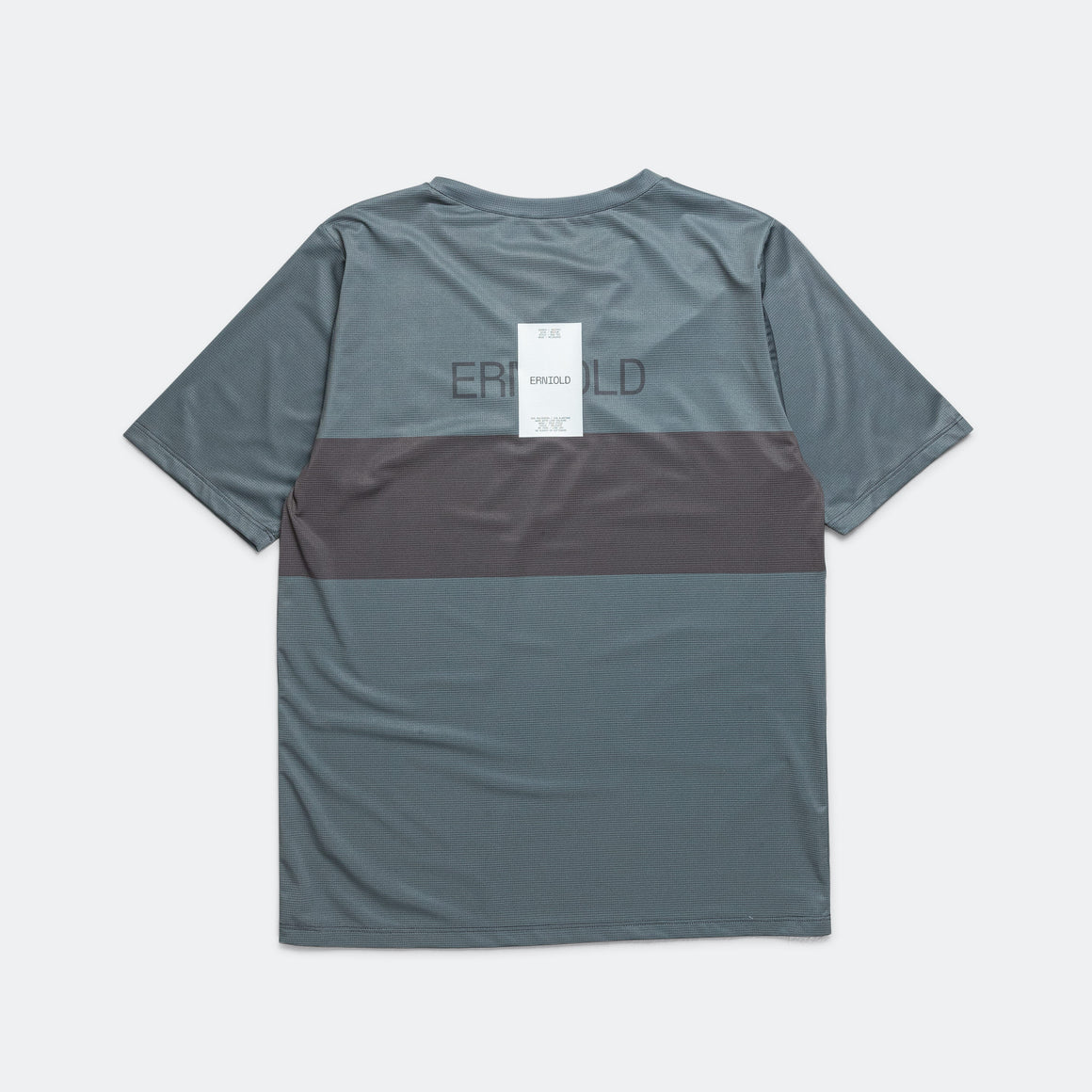 Erniold - Mens Run Tee - Coal - Up There Athletics