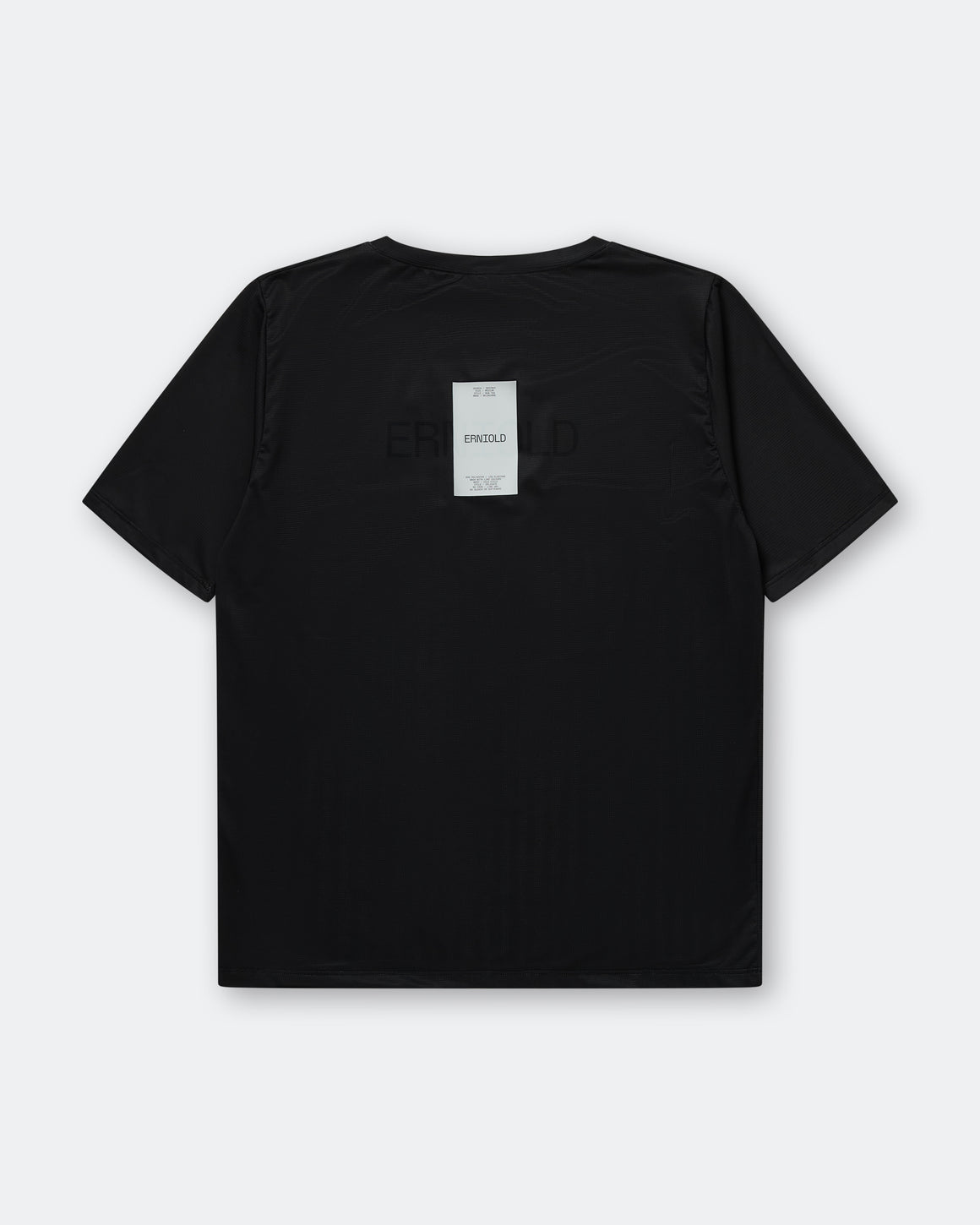 Erniold - Mens Run Tee - Washed Black - Up There Athletics