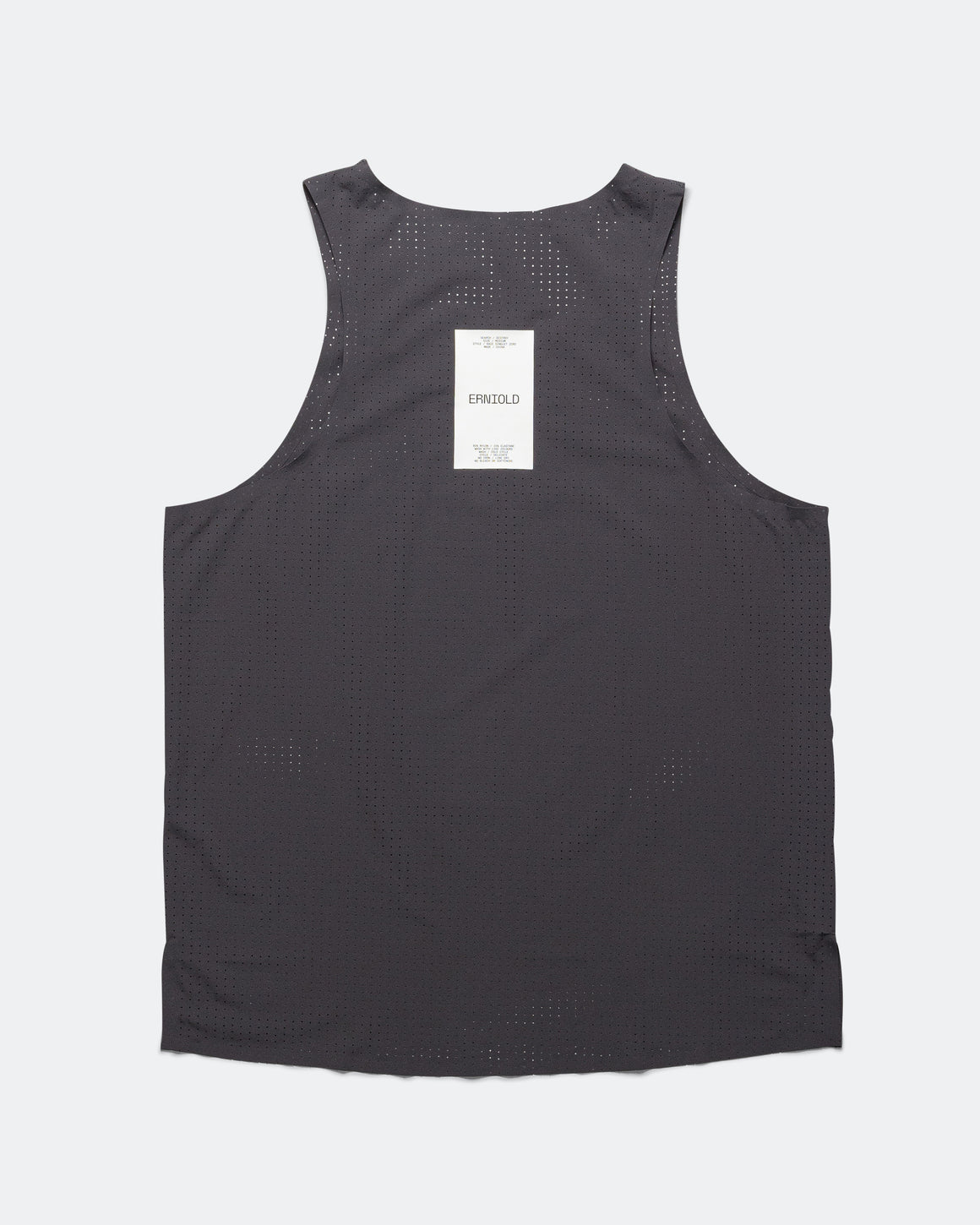 Erniold - Race Singlet Zero - Granite Grey - Up There Athletics