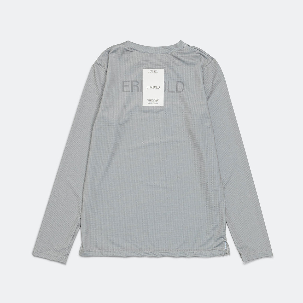Erniold - Womens LS Run Tee - Fog - Up There Athletics