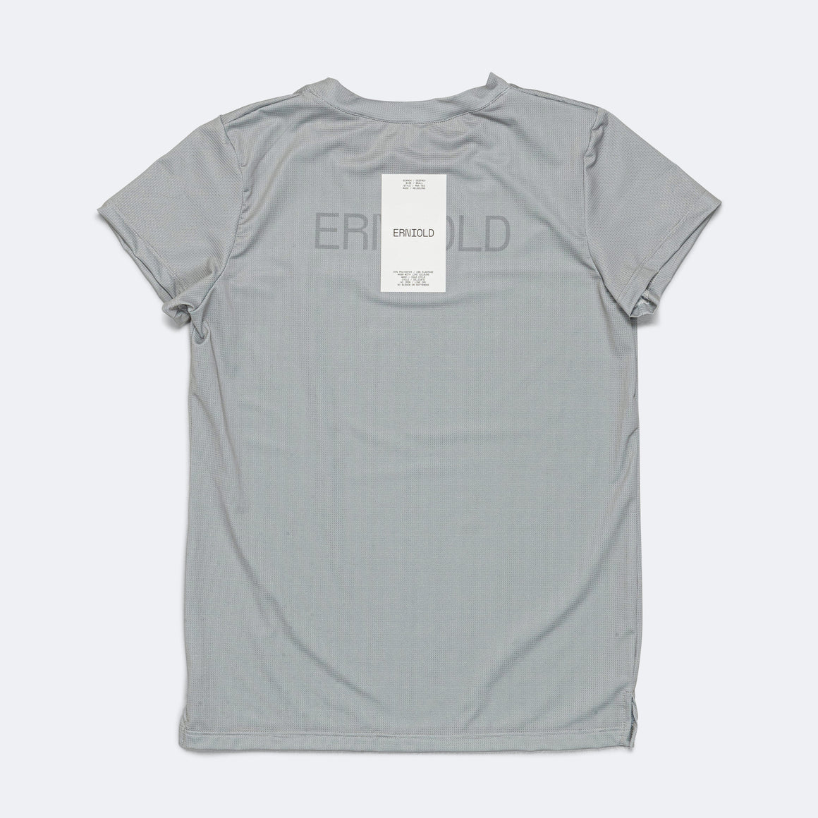 Erniold - Womens Run Tee - Fog - Up There Athletics