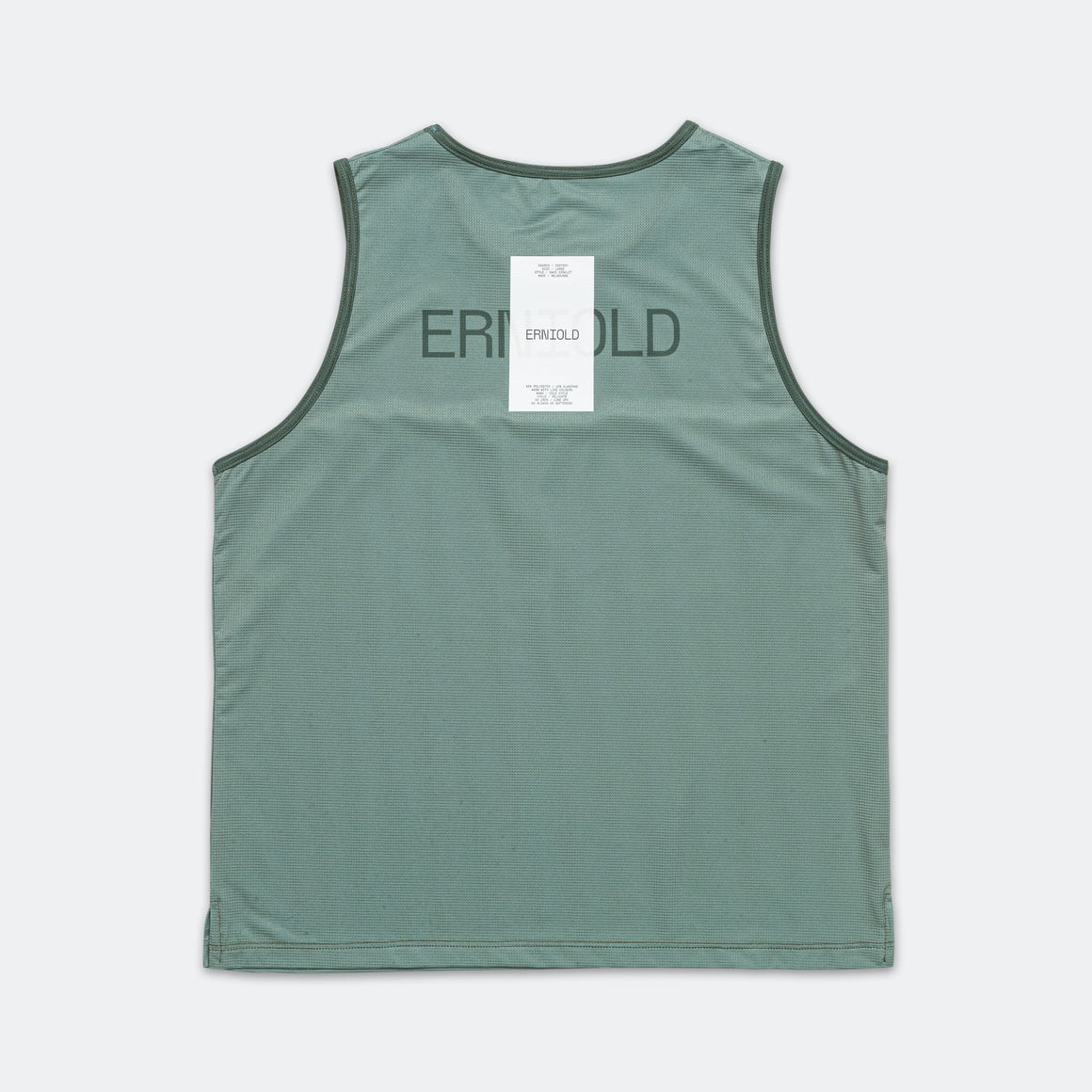 Erniold - Womens Race Singlet - Dark Moss - Up There Athletics