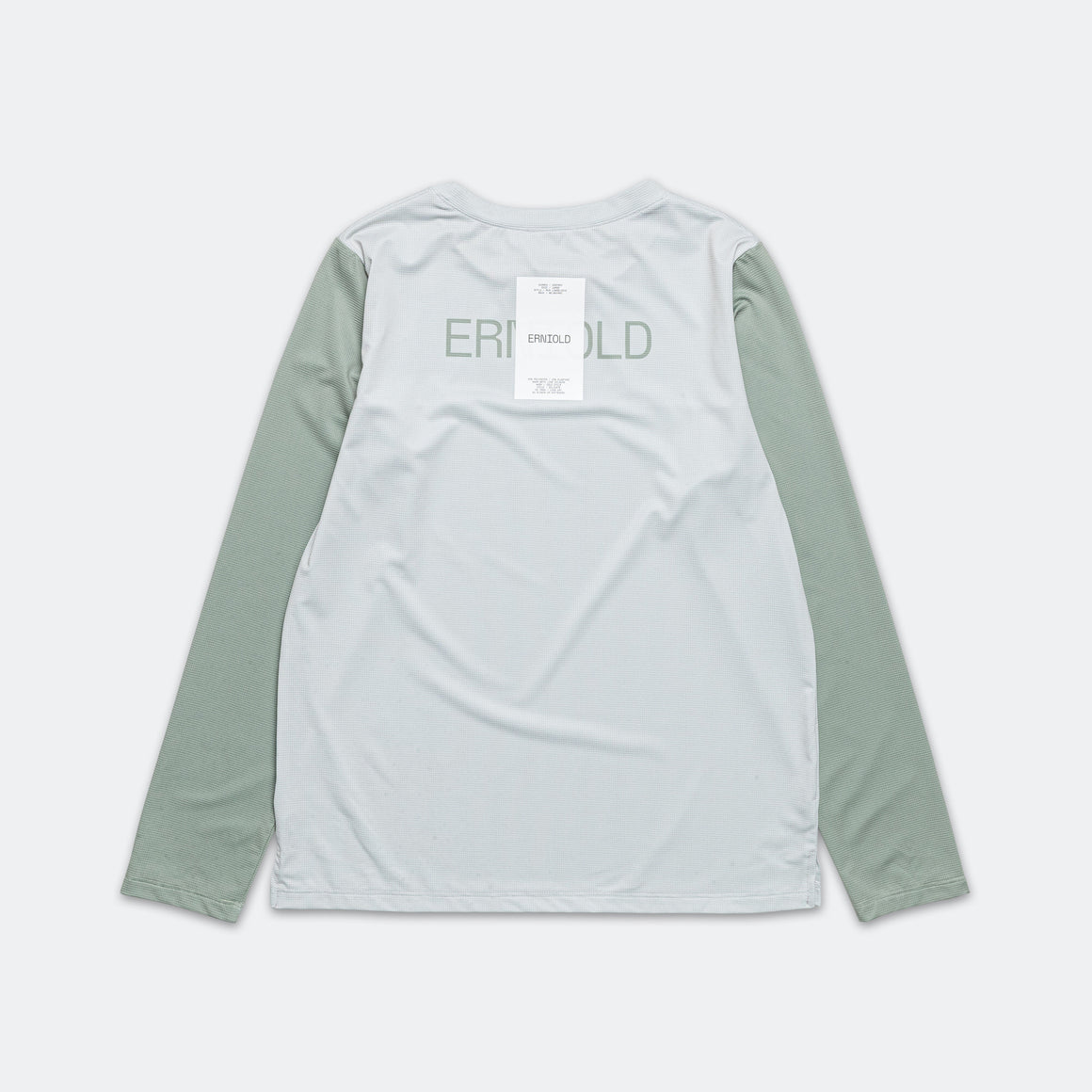 Erniold - Mens Run L/S Tee - Light Moss - Up There Athletics