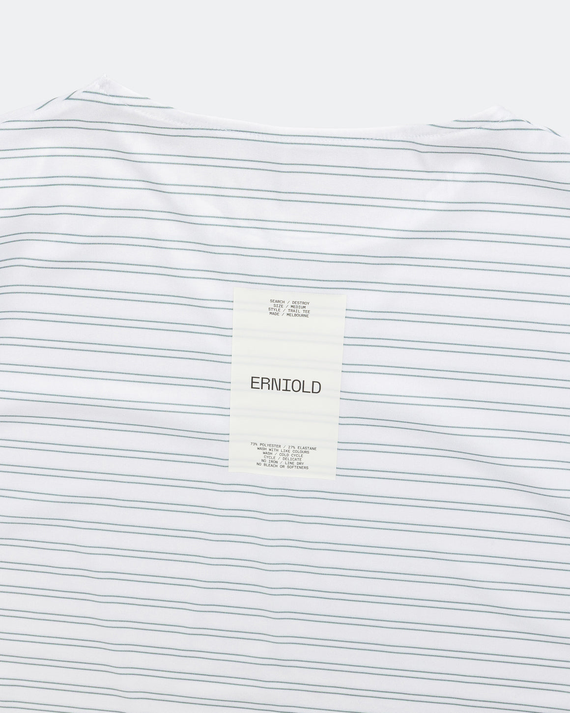 Erniold - Melbourne Trail Tee - Archive Stripe - Up There Athletics