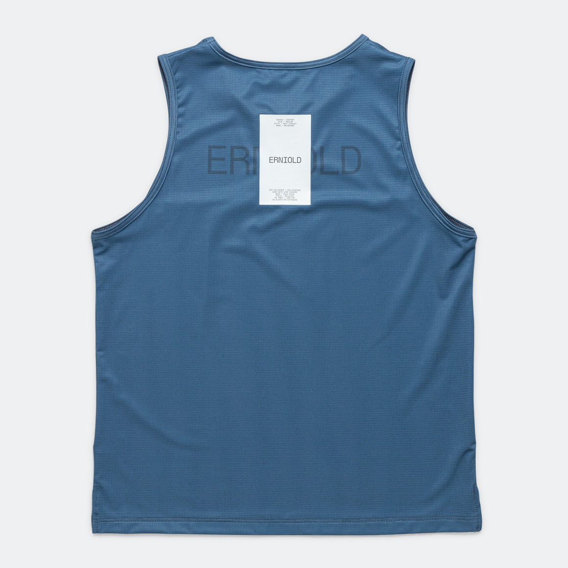Erniold - Womens Race Singlet - Blue Steel - Up There Athletics