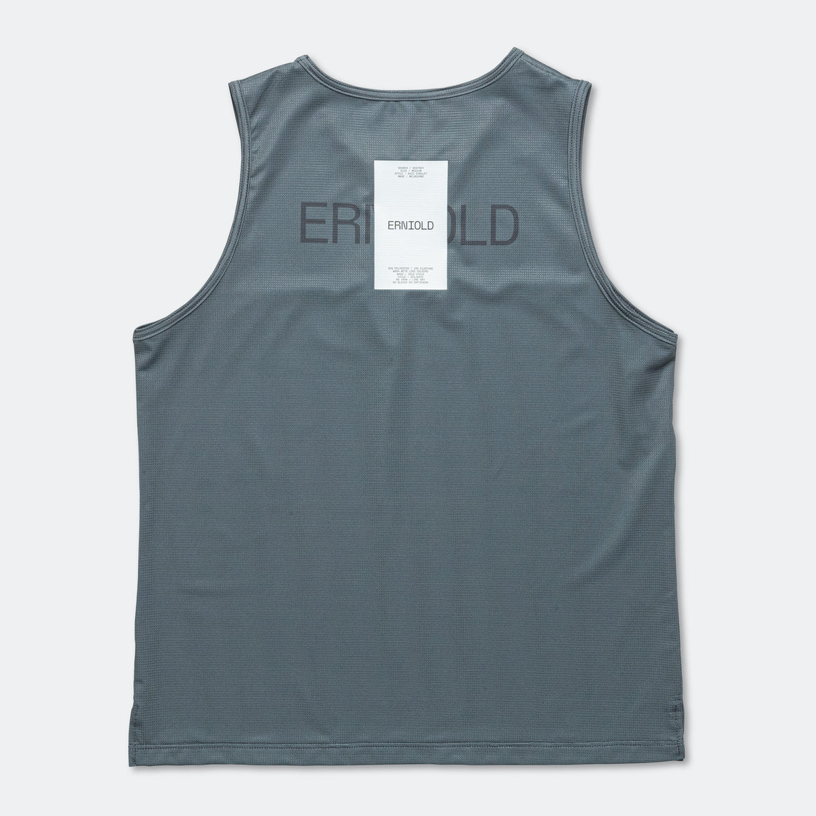 Erniold - Womens Race Singlet - Coal - Up There Athletics