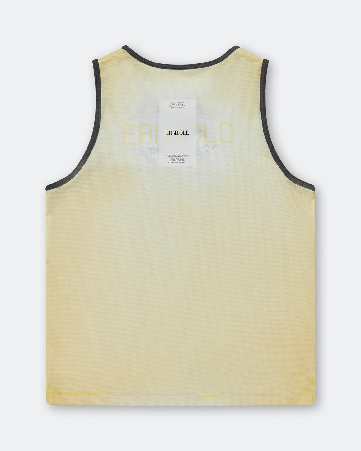 Erniold - Womens Race Singlet Melbourne - Off-White - Up There Athletics