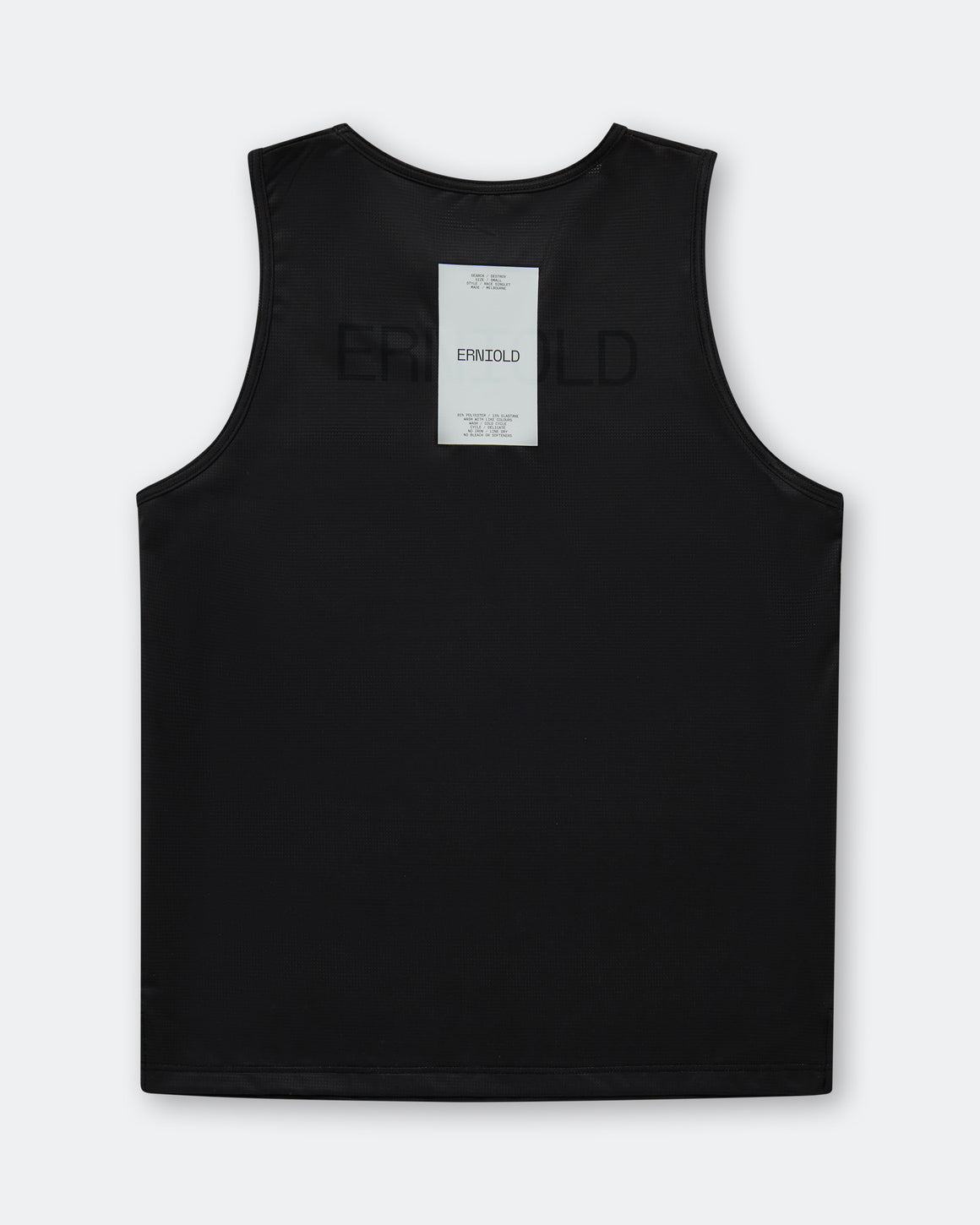 Erniold - Womens Race Singlet - Washed Black - Up There Athletics