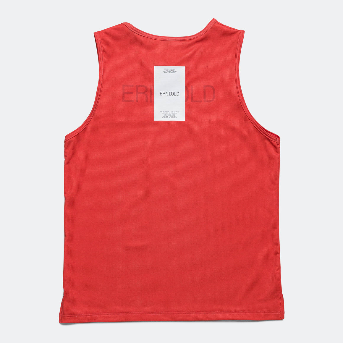 Womens Race Singlet - Red Earth