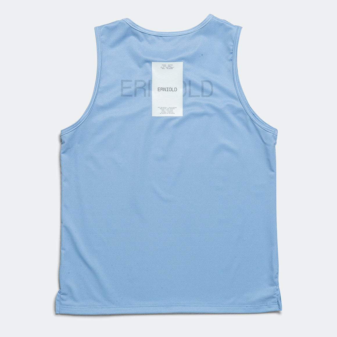 Erniold - Womens Race Singlet - Sky Blue - Up There Athletics