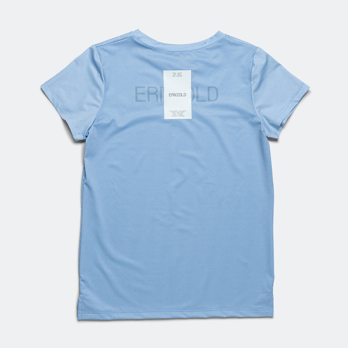 Erniold - Womens Run Tee - Sky Blue - Up There Athletics