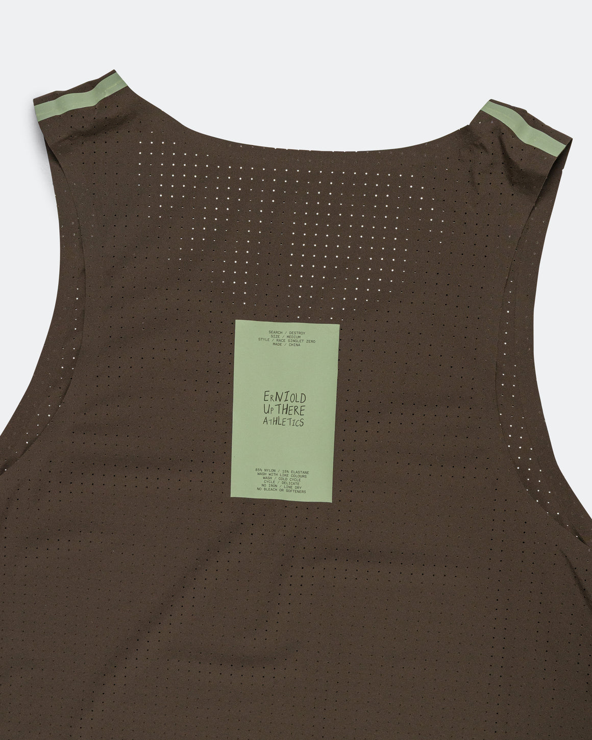 Erniold - ZERO Race Singlet x UTA - Woodland/Moss - Up There Athletics