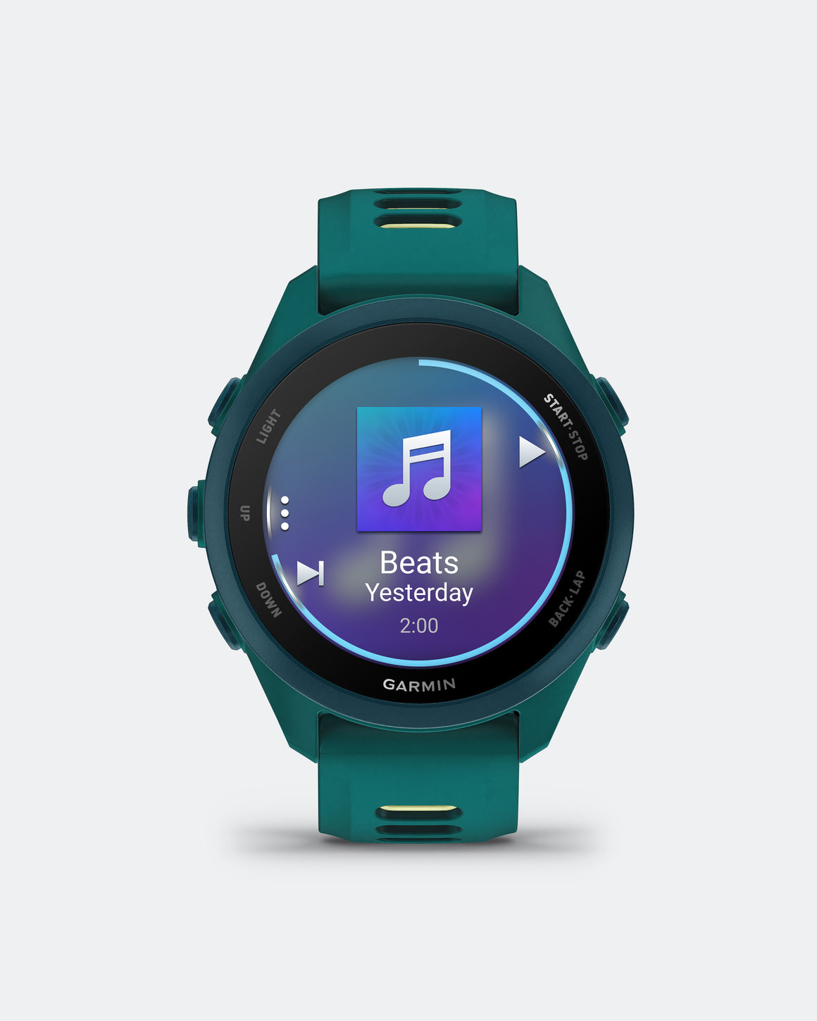 Garmin - Forerunner 170 Music - Teal Green/Citron - Up There Athletics