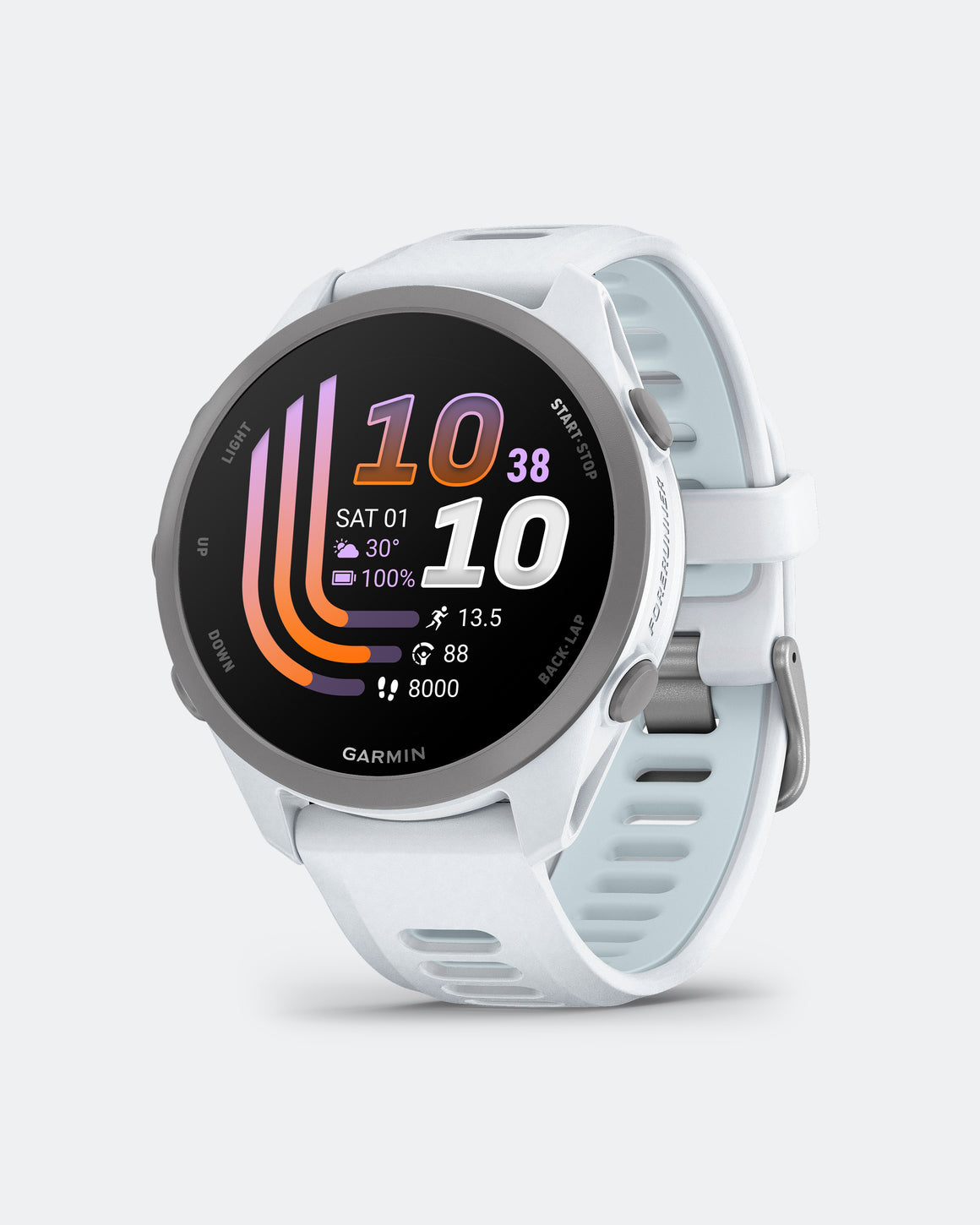 Garmin - Forerunner 170  - Whitestone/Cloud Blue - Up There Athletics