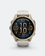Sapphire/Soft Gold w/ Fog Grey/Dark Sandstone Silicone Band