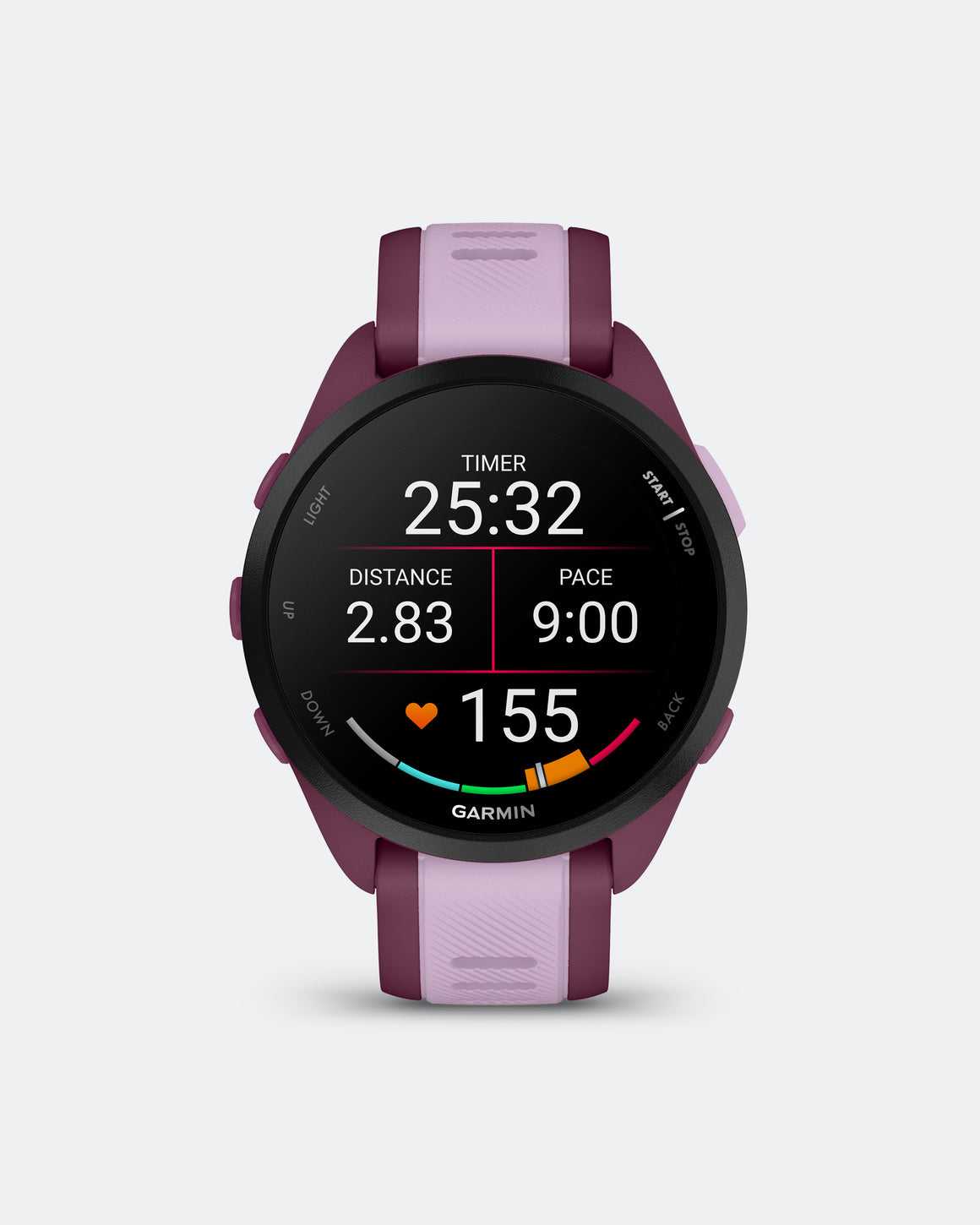 Garmin - Forerunner 165 Music - Berry/Lilac - Up There Athletics