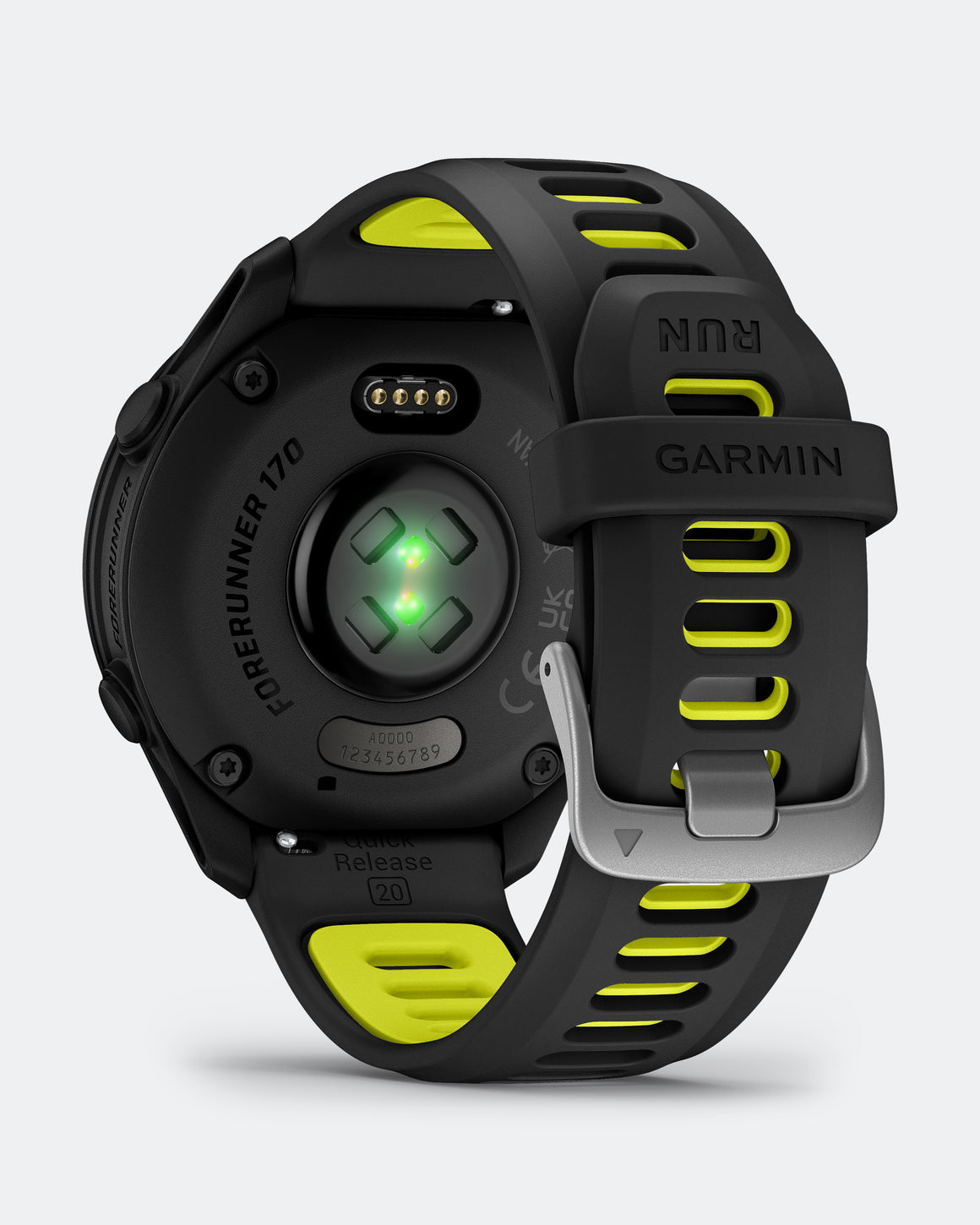 Garmin - Forerunner 170  - Black/Amp Yellow - Up There Athletics