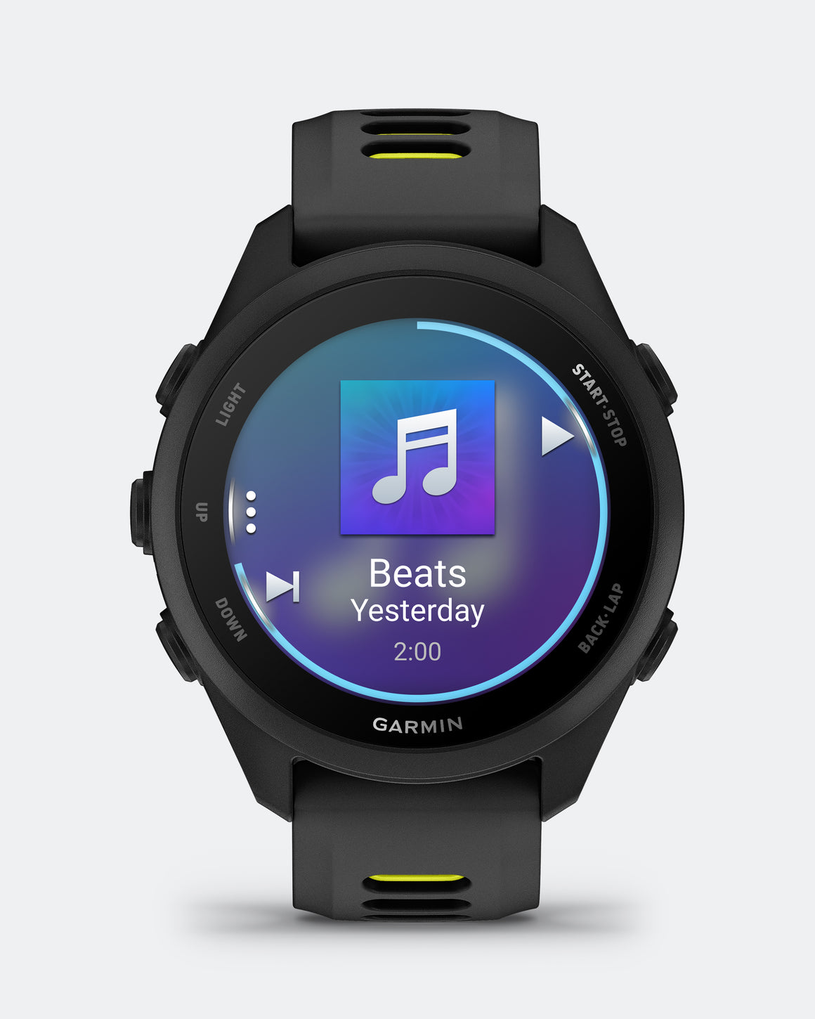Garmin - Forerunner 170 Music - Black/Amp Yellow - Up There Athletics