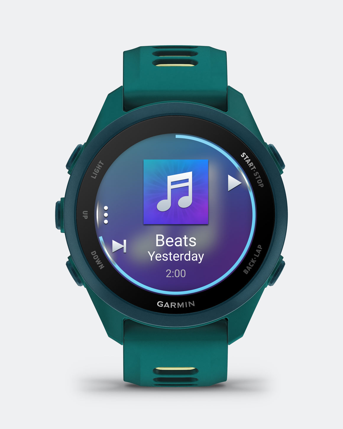 Garmin - Forerunner 170 Music - Teal Green/Citron - Up There Athletics