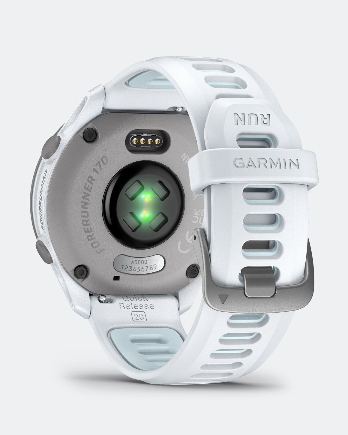 Garmin - Forerunner 170 Music - Whitestone/Cloud Blue - Up There Athletics