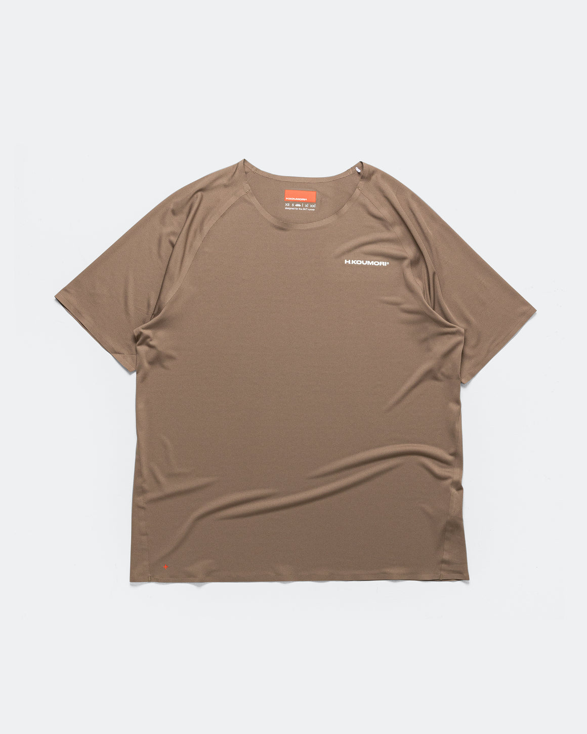 Hermanos Koumori - Mens Competition T-Shirt - Fossil Brown - Up There Athletics