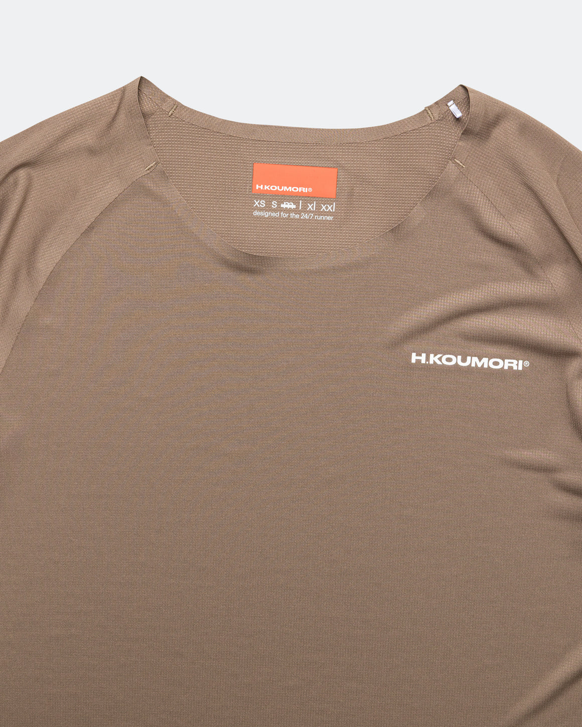 Hermanos Koumori - Mens Competition T-Shirt - Fossil Brown - Up There Athletics