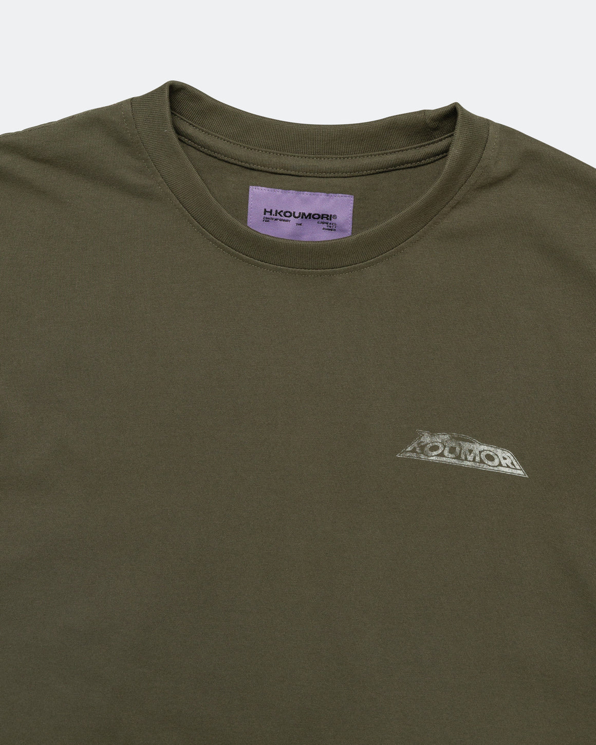 Hermanos Koumori - Mens Highway T-Shirt - Winter Moss - Up There Athletics