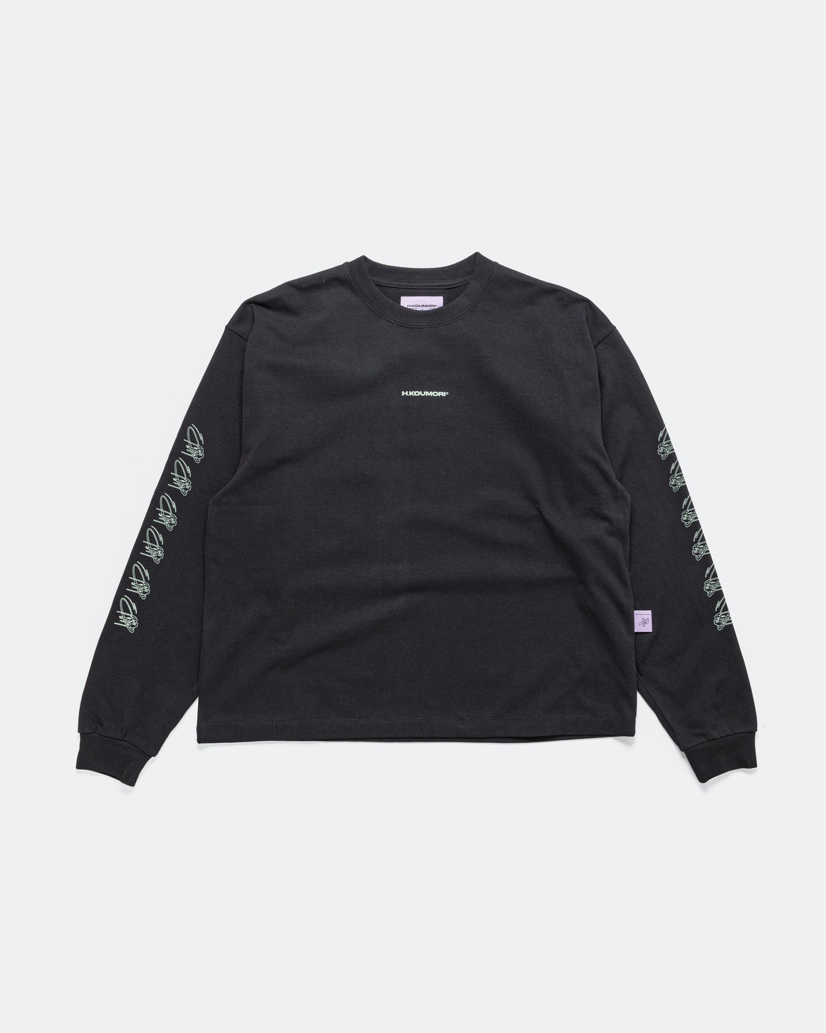 Hermanos Koumori - Mens LS Regular T-Shirt - Black - Up There Athletics