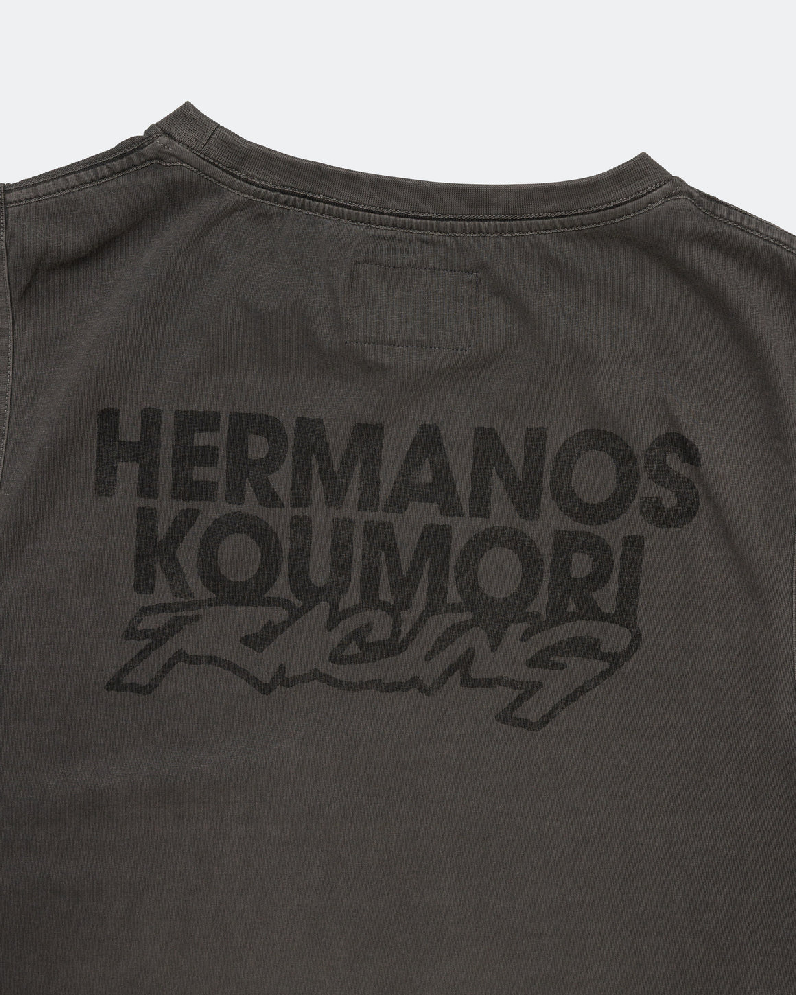 Hermanos Koumori - Mens Racing Muscle T-Shirt - Black Garment Dye - Up There Athletics
