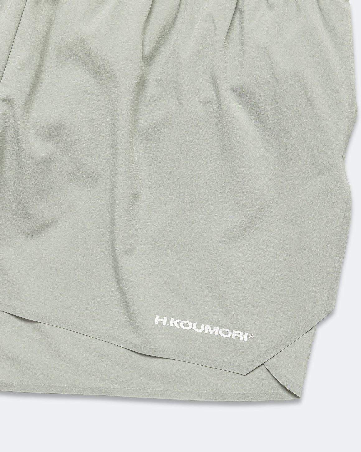 Hermanos Koumori - Mens 'Run With Mind' Race Short - Green Tea - Up There Athletics