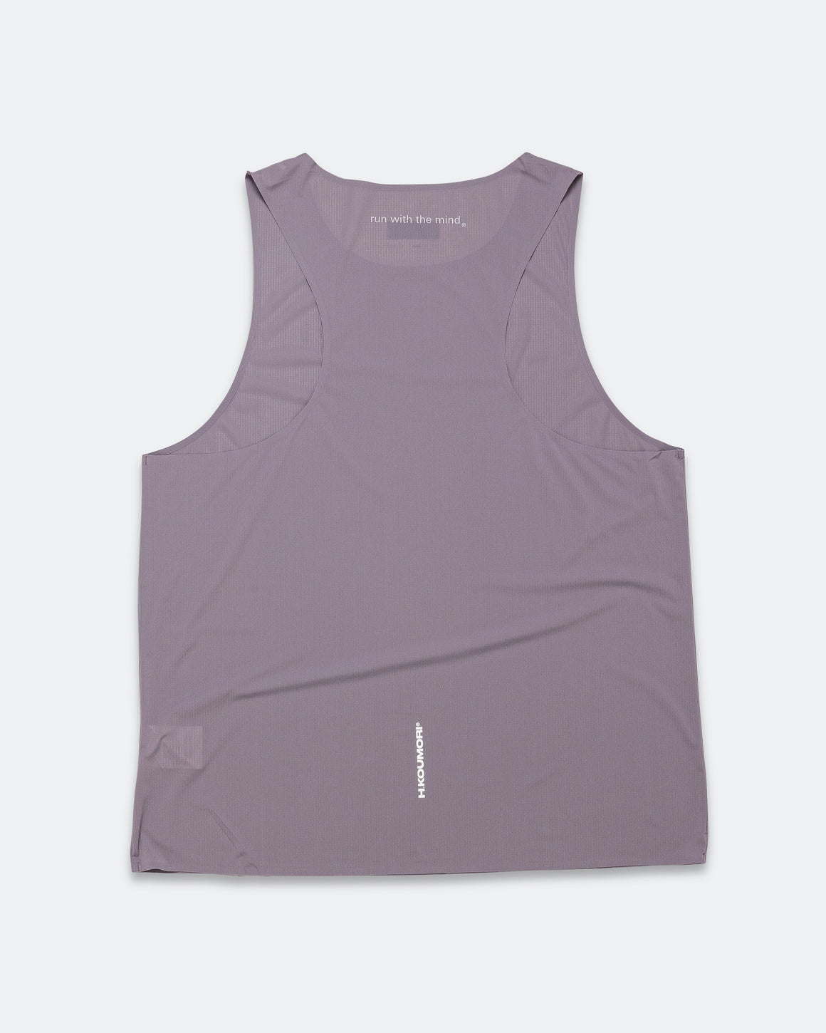 Hermanos Koumori - Mens 'Run With Mind' Race Singlet - Grape - Up There Athletics