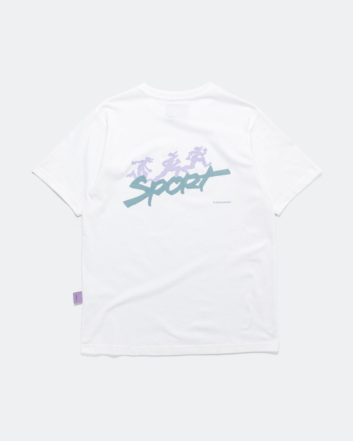 Hermanos Koumori - Mens SS Regular 'Sport' T-Shirt - White - Up There Athletics