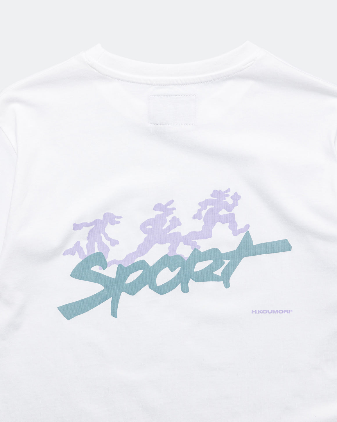 Hermanos Koumori - Mens SS Regular 'Sport' T-Shirt - White - Up There Athletics