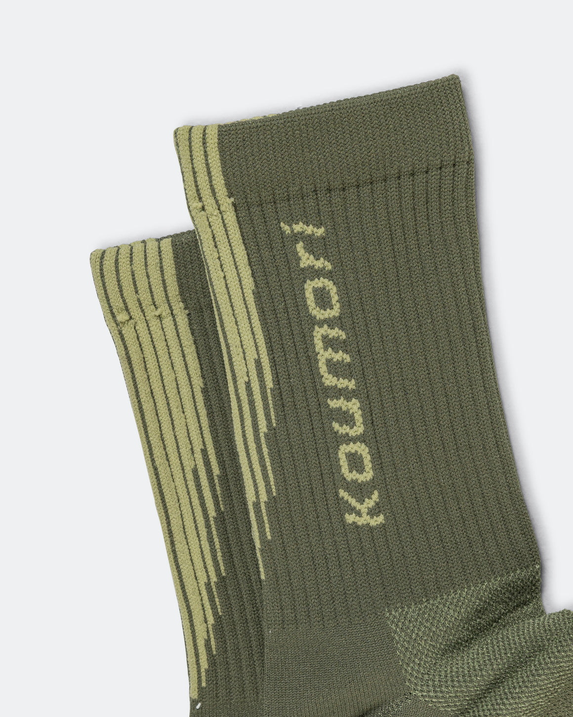 Hermanos Koumori - Performance Socks - Beetle/Mosstone - Up There Athletics