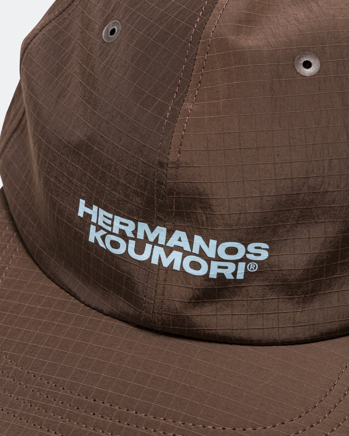 Hermanos Koumori - Ripstop Flat Cap Grey Run - After Dark - Up There Athletics