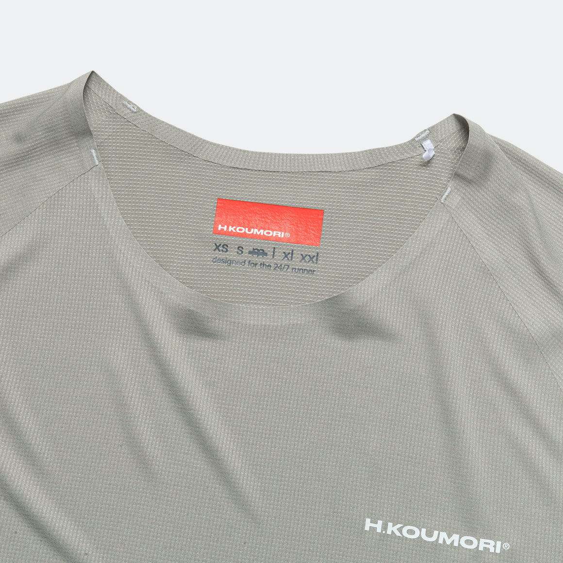 Mens Competition T-Shirt - Light Grey