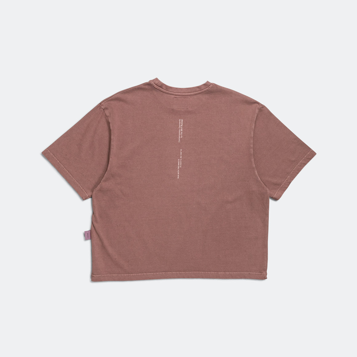 Mens Koumori Athletics Boulder T-Shirt - Dusty Pink