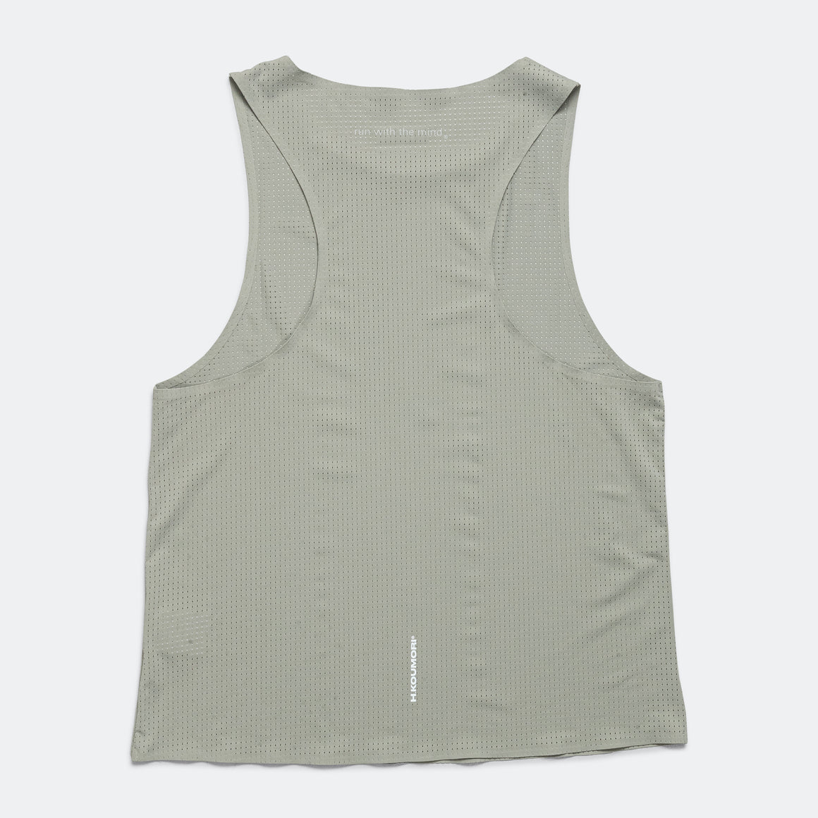 Hermanos Koumori - Mens Training Singlet - Light Grey - Up There Athletics