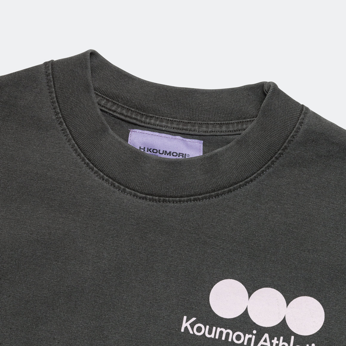 Hermanos Koumori - Womens Off Cropped T-Shirt Washed Black - Up There Athletics